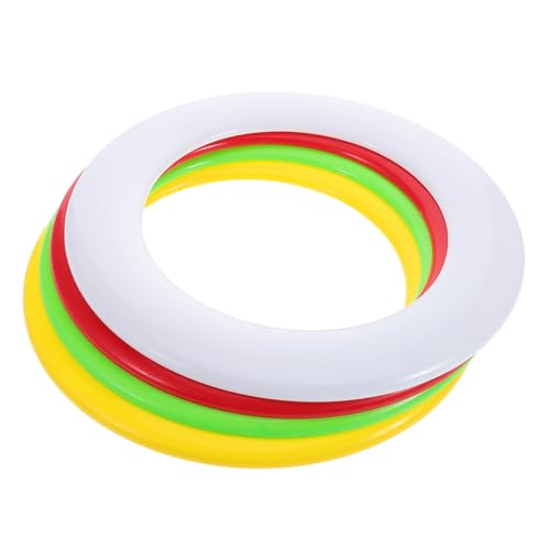 OSOLADY 4pcs Flying Discs Hollow Outdoor for Beach Games Family Bonding Activities Fun Parent Interaction Easy to Catch Safe to Use