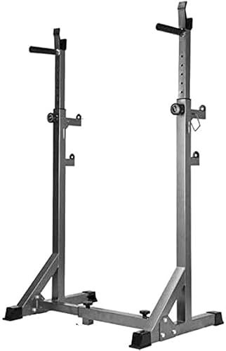 OTQEFTN Professional Squat Rack Strength Training Equipment Home Sports Squat Rack Stands Bench Press Frame Fitness Sports Goods Home Weightlifting Barbell Su