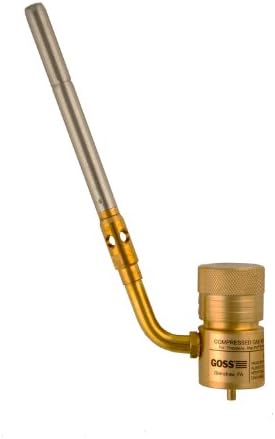Goss GHT-100 Soldering Brazing Hand Torch with Hot Turbine Flame