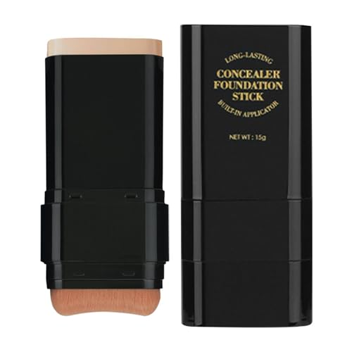 Base de maquillaje de doble cabeza 15 g, base de doble cabeza, base facial hidratante, correctora para mujeres