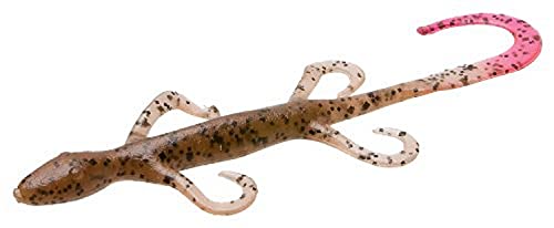 Zoom Bait Lizard Bait-Pack of 9 (Pumpkin Fire, 6-Inch), One Size (002-014)
