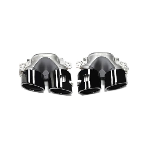 Embout pot d'échappement Mercedes GLA35 CLA34 W177 anti corrosion acier inoxydable noir