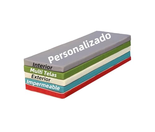 SINCERE - Cojines personalizados para bancos de interior y exterior, cojín para respaldo de asiento de ventana panorámica, antideslizante, impermeable, de asiento profundo para silla de jardín, espuma