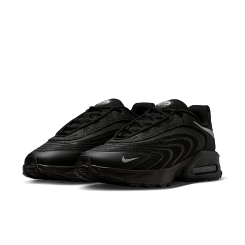 Nike Men's Air Max Fire Shoes, Black/Light Pumice-Light Silver, 10