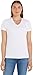 Produktbild Tommy Hilfiger Damen T-Shirt Kurzarm Heritage V-Ausschnitt, Weiß (Classic White), L