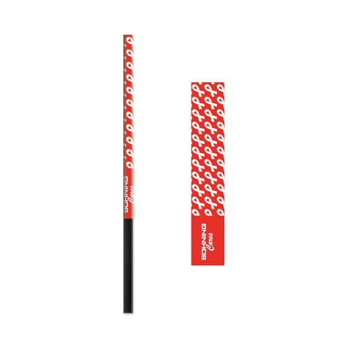 Bohning Cares bandes de flèche rouge fluo en forêt pour le tir nature et 3D
