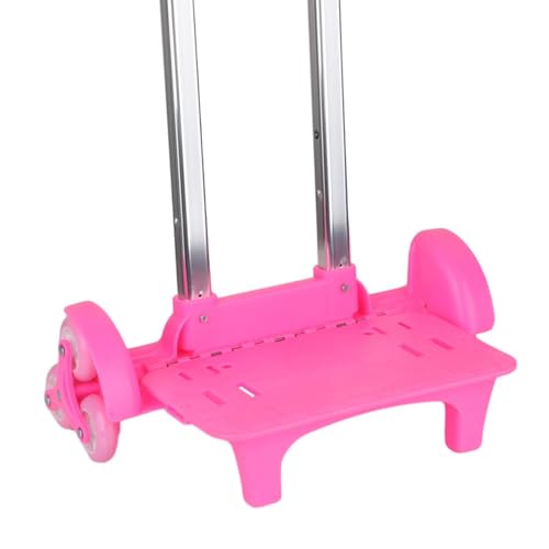 Carretilla plegable con 6 ruedas para escaleras, aluminio, rosa miniatura 3