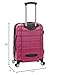 Rockland Melbourne Hardside Expandable Spinner Wheel Luggage, Magenta, Carry-On 20-Inch