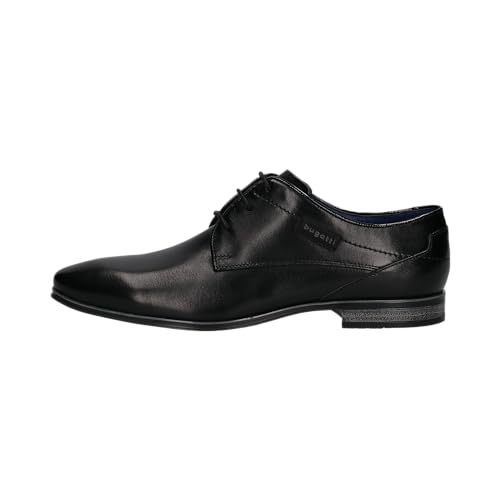 Zapatos Derby bugatti de piel fina con cordones y acabado artesanal