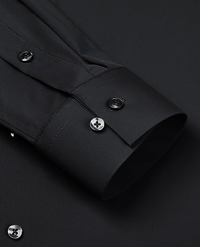 Lion Nardo Stretch Mens Dress Shirts Long Sleeve Slim Fit Dress Shirts for Men Muscle Fit Wrinkle Free Button Down Shirt - Image 5