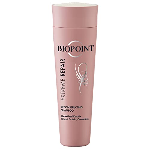 Biopoint Extreme Repair – Champú reconstrucción, acción fortificante y reestructurante, limpia suavemente y regenera el cabello, 200 ml