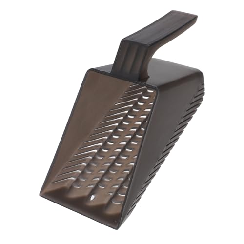 ROMISBABA 水槽の砂シャベルツール 基板シャベル トカゲ砂 餌スコ ビーチ用シェルスクーパー 砂 ーナー水槽 水族館スクレーパー 盆栽土すくい 水槽の掃除道具 砂ふるい Pp Black