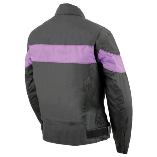 Image of Milwaukee Leather Women's Textile Classic Crossover Motorcycle Riders Jacket - All Year Wear