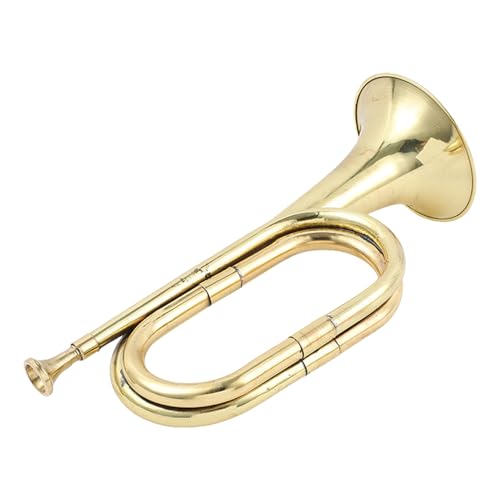 Cornet plaqué or et instrument de trompette en laiton pour débutants d'orchestre