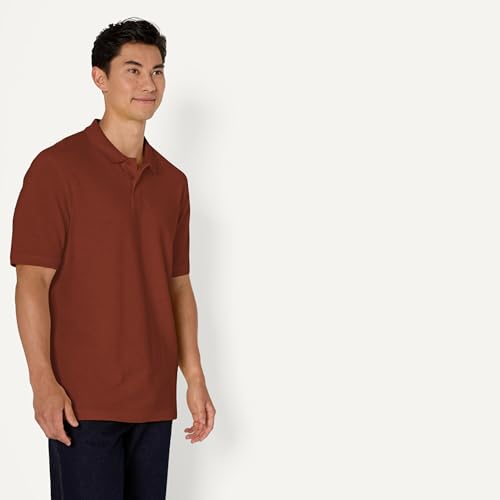Image of Amazon Essentials Men's Regular-Fit Short Sleeve Cotton Pique Polo Shirt (Available in Big & Tall)