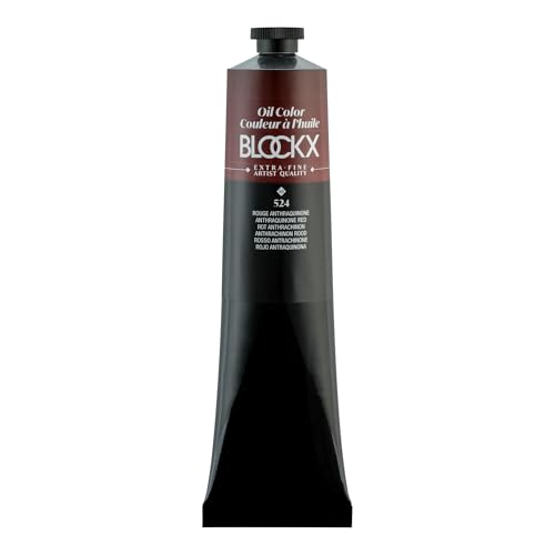 Blockx Huile Extra-fine semi-transparente Rouge anthraquinone 200ml PR177
