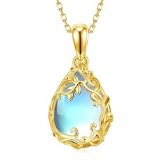 D-Gold Moonstone Necklace