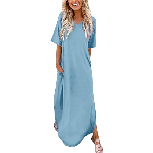 Robe d'été décontractée longue idéale pour vos balades en bord de mer