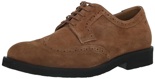 Image of BOSS Men's Baird Suede Leather Derby Shoe