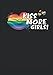 Kiss More Girls LGBT Pride Awareness Lesben: Notizbuch | Notebook | Kariert, DIN A4 (21 x 29,7 cm), 120 Seiten, creme-farbenes Papier, mattes Cover