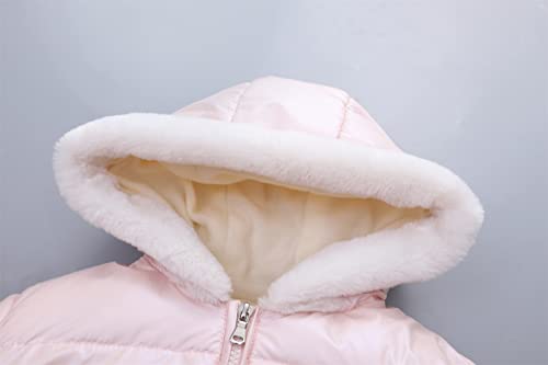 Winter Coat Baby Boy Girl Hooded Snowsuit Winter Warm Fleece Collar Hooded Down Windproof Jacket Outerwear4