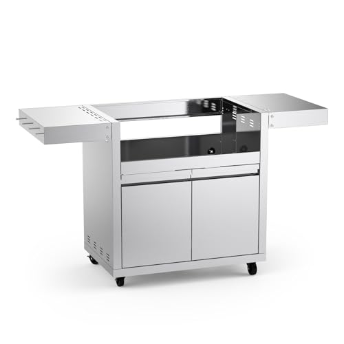 Stainless Steel Grill Cart for Hygrill 4-Burner Built-in Gas Grill, ...