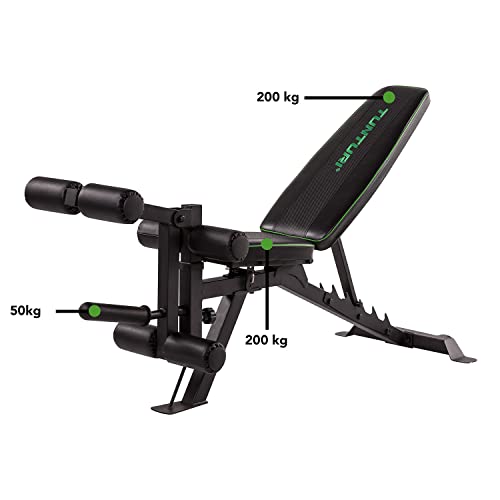 Tunturi UB60 Verstelbare halterbank - Fitnessbank - Buikspierbank - Trainingsbank - Image 7