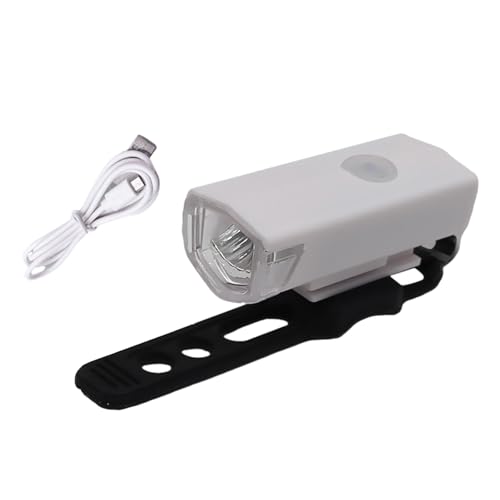Worparsen Portable Bike Light Powerful Bike Light Bike Headlight Super Bright Waterproof USB Rechargeable Led Bicycle Light White