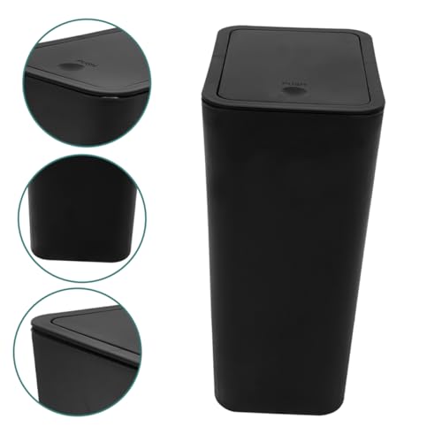 Papelera de baño Alipis rectangular para aprovechar esquinas y espacios reducidos 3