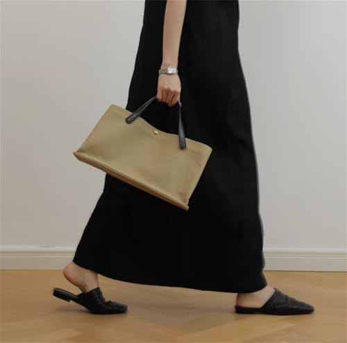 Bolso grande de lona patchwork para mujer miniatura 4