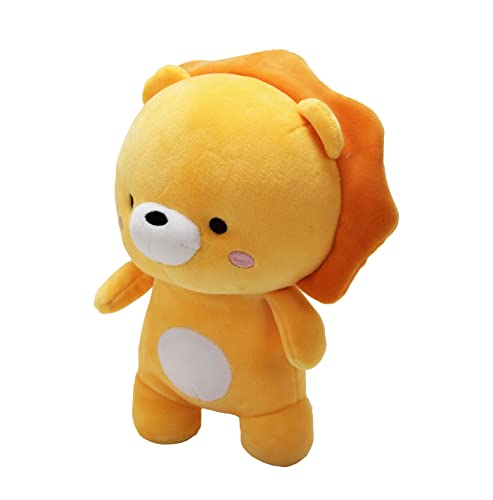 Kidtastic Lion Plush Animal Soft Toys For Children. Cuddly Lion Small Gifts For Kids And Girls Newborn Lion Toys Great Gift For Baby Birthday, Lion Stuffed Animal Yellow Plushy Toy 3-12 Year Old #TOP1