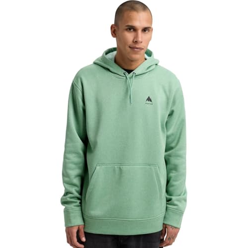 Image of Burton Men's Oak Pullover Hoodie - Technical Sweatshirt w /Quick-Drying Fleece & Thumbhole Cuffs