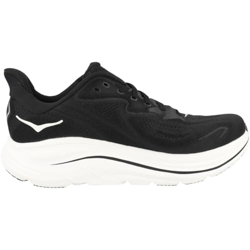 Hoka Men's Clifton 10 Black/White 10 Medium
