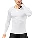 Men's Compression Shirts Thermal Long Sleeve Athletic Workout Tops Gym Undershirts Sports Baselayers Running T Shirt for Men