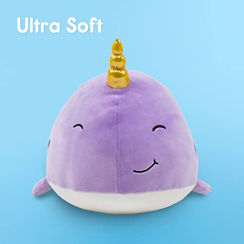 Snuggie Buggies Narwhal Stuffed Animal Ultra Soft Plush Cute Narwhal Toy Plushie Stuffed Animals for Kids - Image 5