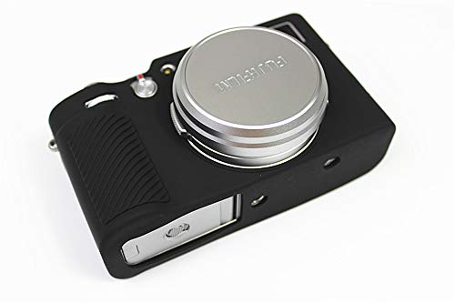 Funda para Fujifilm Fuji X100V de silicona suave negra miniatura 2