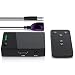 Produktbild Full HD HDMI Switch Verteiler 3 in 1 Out, Automatische Umschaltung 3 Port TrueHD, DTS-HD, LPCM 7.1, 5.1, DSD, Dolby-AC3 - mit Verstärker - 3D Ready bis 1080p - inkl Fernbedienung