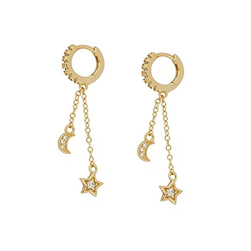 Hoop earring pour femmes perçage en diamant anti-allergie pour oreilles sensibles
