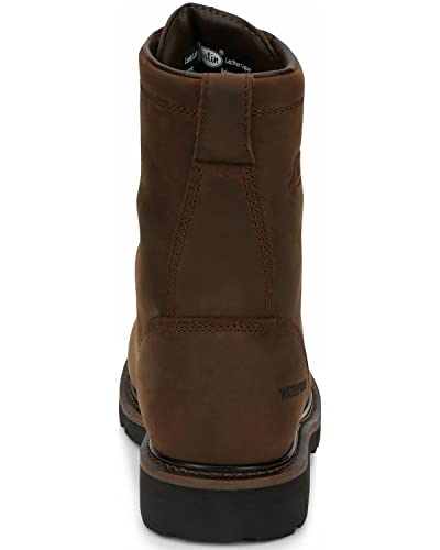 Justin Mens WorkerII Lacer Steel Work Boot4