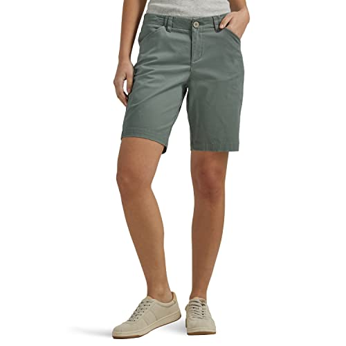 Lee Women's Legendary 9' Chino Bermuda Short Fort Green 12