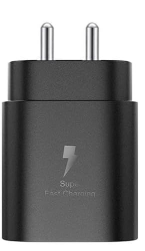 Image of Original 25W USB-C Wall Charger - Compatible with Samsung Galaxy A05, Z Fold4, S21 FE, Tab A9+ |Power Adapter Only | Cable Not Included | (Black)