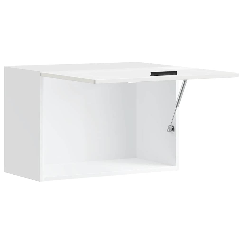 vidaXL Armario Pared Cocina Porto Madera ingeniería Blanca Alto Brillo, Unidad de Pared de Cocina, gabinete para Pared de Cocina, gabinetes de Pared con Puertas