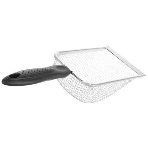 Abaodam 不??爬虫砂底スコップ 細かい砂対応 メッシュ掃除用具 ペット用掃除シャベル 素材 軽量で扱いやすい 爬虫類の清潔環境維持に適用