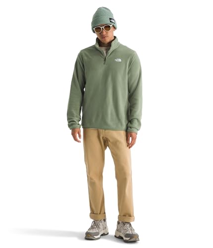 THE NORTH FACE Men's Glacier Fleece Quarter Zip Jacket | Pullover with Zippered Hand Pockets & Stretch Binding on The Collar, Cuffs & Hem4