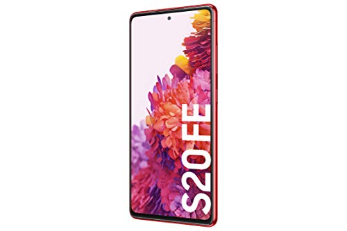 Samsung-Smartphone-Galaxy-S20-FE-con-Pantalla-Infinity-O-FHD-de-65-Pulgadas-6-GB-de-RAM-y-128-GB-de-Memoria-Interna-Ampliable-Bateria-de-4500-mAh-y-Carga-rapida-Rojo-Version-ES