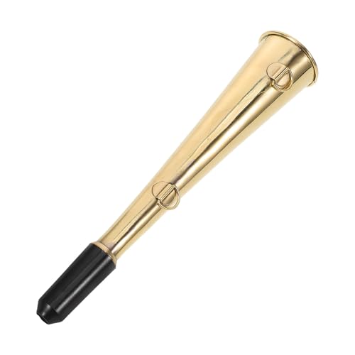 Bocina de ferrocarril SHINEOFI de cobre dorada tipo cuerno de toro para señalización