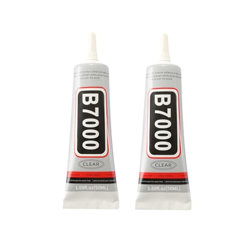 GNAUMORE Pegamento para Bisutería,Pegamentos Gemas,Pegamento para Pedrería en Tela para Aplicar Cristales para Pegar Cristales,Artesanías,Accesorios de Moda y Productos Hechos a Mano,50ML*2PC