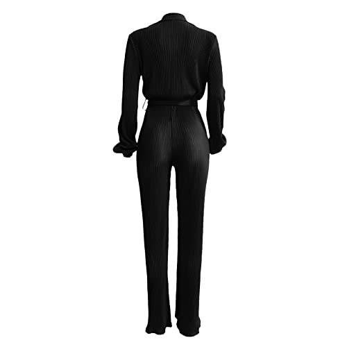 Calça feminina xadrez casual gola V manga longa camisa elástica cintura alta calça personalizada mac