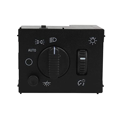Upgraded Headlight Switch Headlamp Dimmer Switch Fits 2003-2006 Silverado Sierra Escalade Tahoe Yukon, Replaces 15194803 D1595G Headlight Instrument Panel Dimmer Switch by Reeoutdoor - Image 2