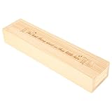 Toyvian Elegante Holzbox mit Schiebedeckel zur Aufbewahrung Des Ersten Schwangerschaftstests Geschenk für Schwangere Nachhaltige Babyparty geschenkkiste Erinnerungskiste für Neugeborene